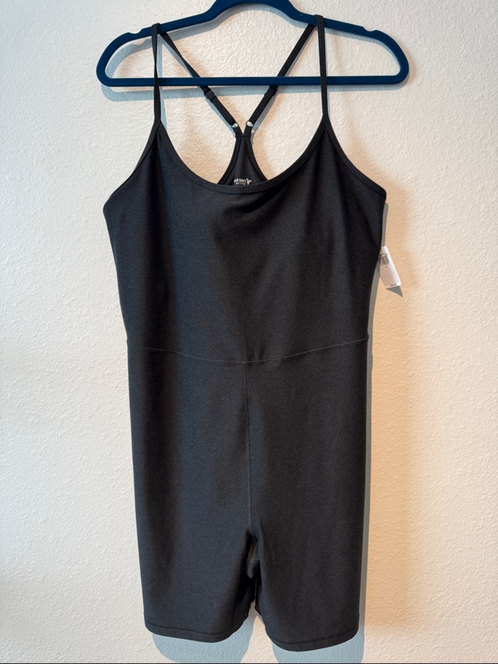 Woman’s Black One-Piece Active Romper